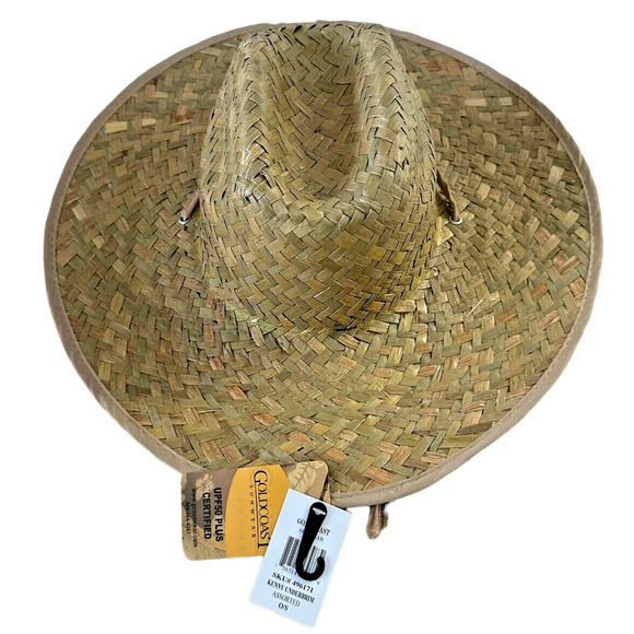 Goldcoast Sunwear Kenny Underbrim Straw Hat UPF50+ One Size - Picture 1 of 5